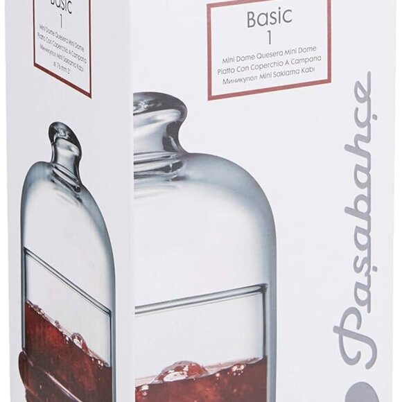 Pasabahce Basic 1 Mini Dome Quesera Glass Cheese Dessert Serving Dish 76mm - Picture 1 of 5